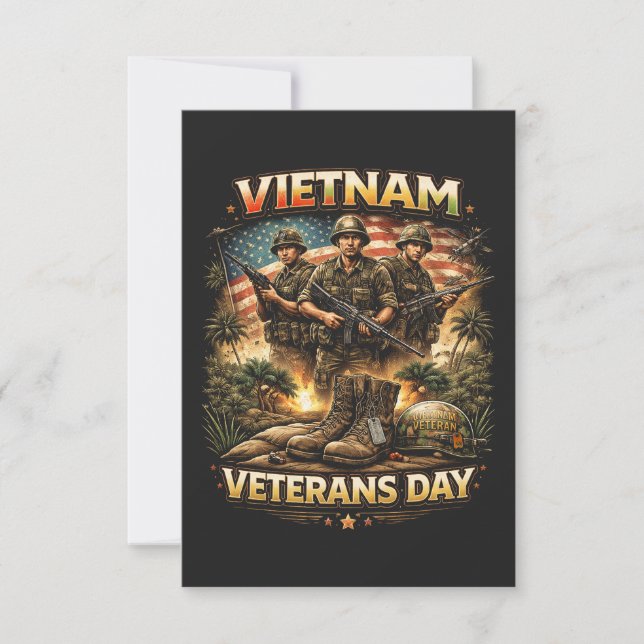 Bröder från Vietnam Tack Kort (Framsida)