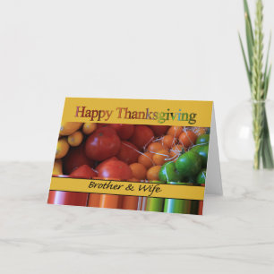 Broder- & fruthanksgivingkort helgkort