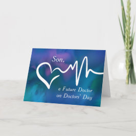 Bröder Future Doktor Läkare dag - hjärtligt tack Kort
