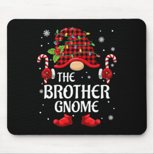 Broder Gnome Matchande Jul Pjs För Familjen Musmatta