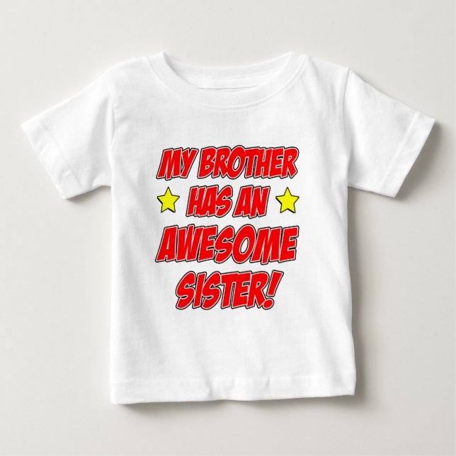 Broder har en Fantastisk-syster Tröja (Framsida)