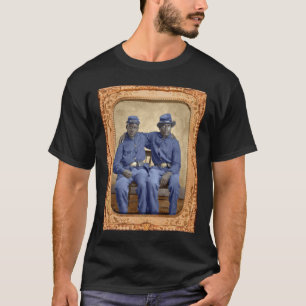 Bröder i Arm. Civil Krig Union Soldiers 1860. C T Shirt
