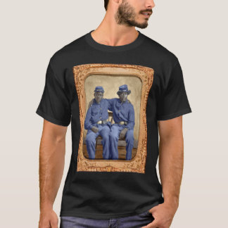 Bröder i Arm. Civil Krig Union Soldiers 1860. C T Shirt
