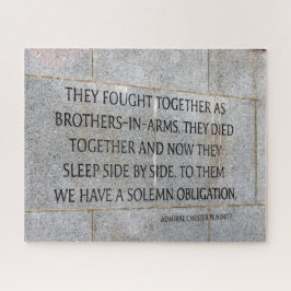 Bröder i Armarminnesmärke WW2 Pussel