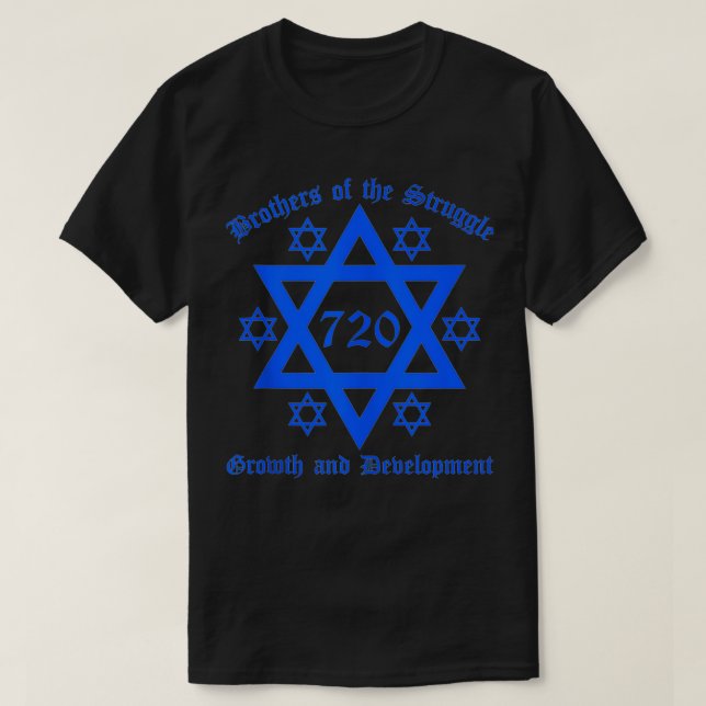 Bröder i kampen för tillväxt och utveckling t shirt (Design framsida)