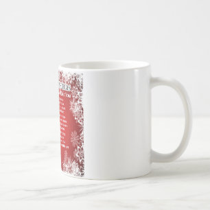 Broder i lagdikt - juldesign kaffemugg