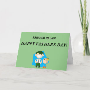 Broder i LawHappy Fars dag Card Kort