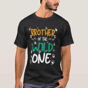 Broder i Vild 1 Zoo Safari Animal Birthday T Shirt