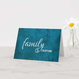 Bröder-in-law Birthday Teal Leather Kort