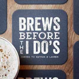 Bröder innan jag är i marinen före bröllop underlägg papper kvadrat