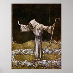 “Broder Martin” Akvarell av John Bauer Poster