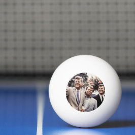 Bröder med president John Kennedy Vita huset Pingisboll