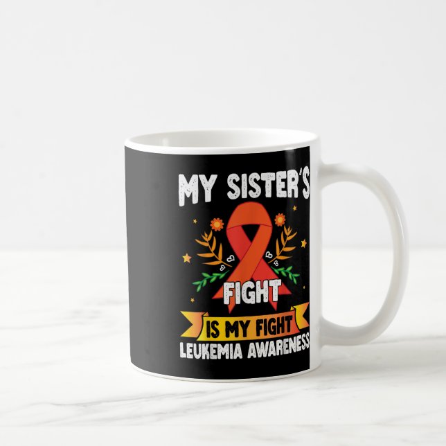 Broder Min systers kamp är min kamp Leukemi Medvet Kaffemugg (Höger)