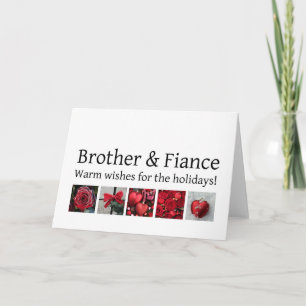 broder- och fiancegod julkort helgkort