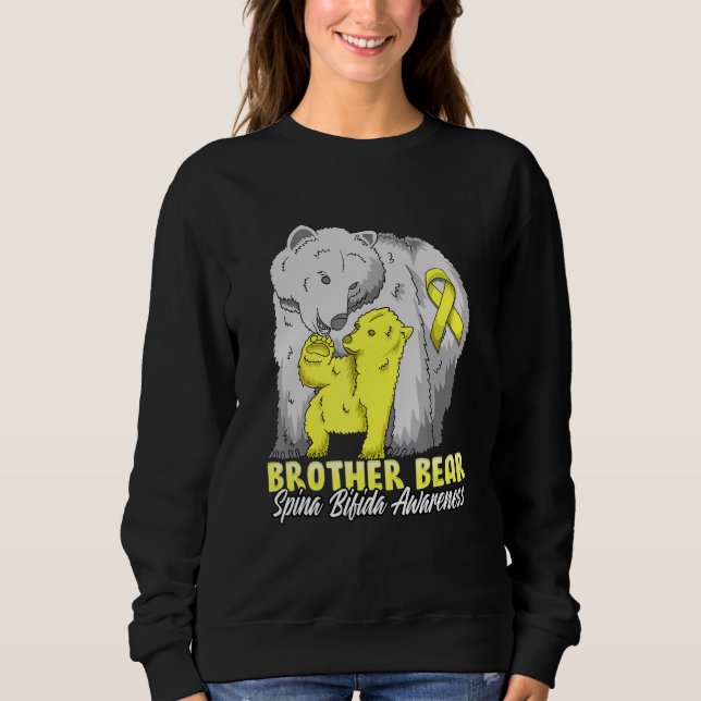 Broder till barn med Spina Bifida-relaterad borst T Shirt (Framsida)