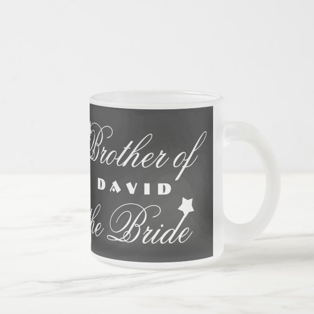 Broder till BRIDE med Hearts A01A7 Frostad Glasmugg (Höger)