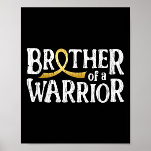 Broder till en krigare medvetenhet om cancer hos b poster