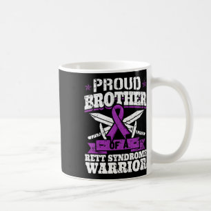 Broder till en Rett Syndrome Warrior Rtt Awareness Kaffemugg
