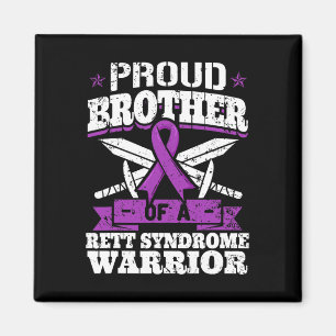 Broder till en Rett Syndrome Warrior Rtt Awareness Magnet