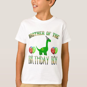 Broder till födelsedagspojken Dinosaur Party T Shirt