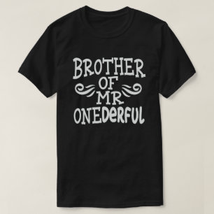 Broder till Onederful 1:a födelsedagen Party Matc T Shirt