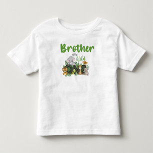 Broder till Vilden Ett jungle Safari Zoo Animals T Shirt