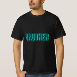 Broder tryck T-Shirt