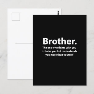 Broder Typografi Broder Vykort