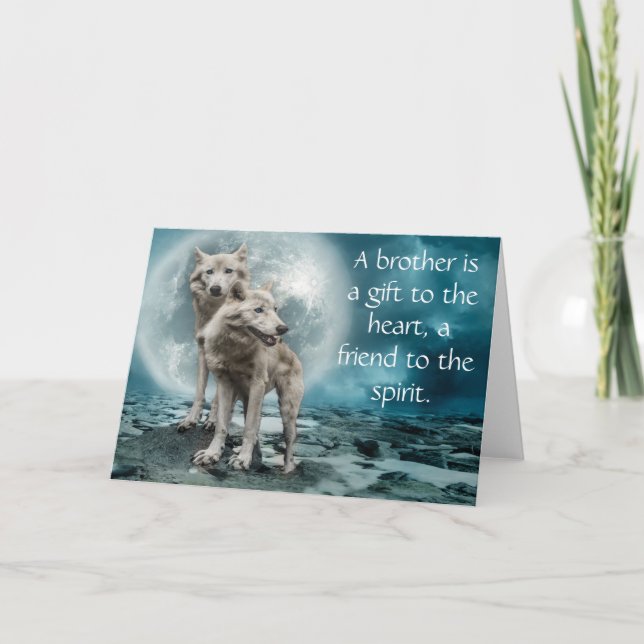 Broder, vän till spriten kort (Framsida)