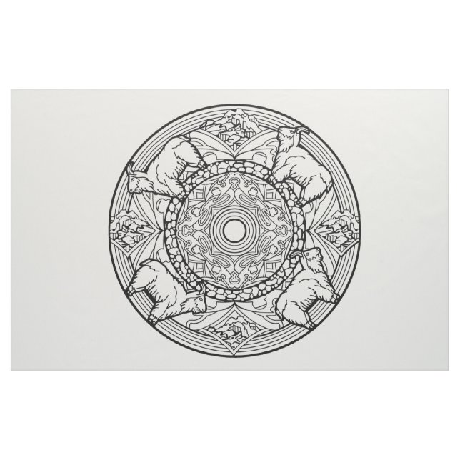 Brodera dina egna Mandalatyggetter Tyg (Fat Quarter)