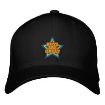 Broderad FlexFit-hatt