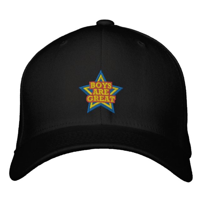 Broderad FlexFit-hatt Keps (Framsida)