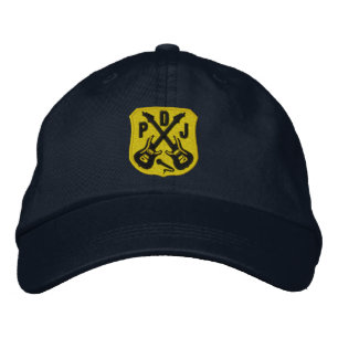 Broderad hatt för PDJ logotyp Keps