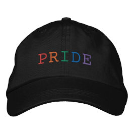 Broderad hatt för pride ord broderad keps