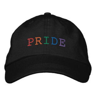 Broderad hatt för pride ord keps