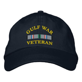 Broderad Hatt Gulfkrig Veteran Keps
