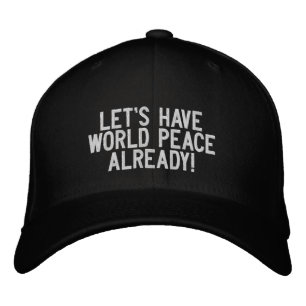 Broderad hatt keps