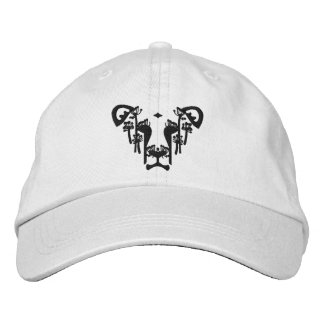 Broderad hatt (svart logotyp) keps