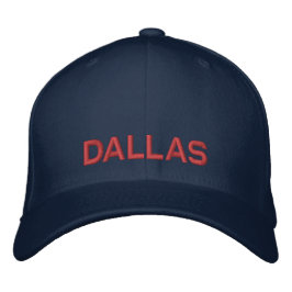 Broderad justerbar Texas basebollmössa Keps