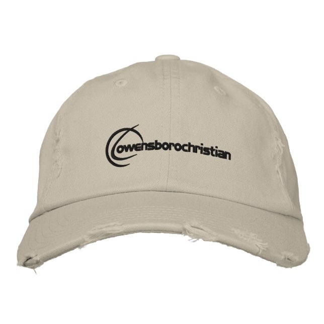 Broderad Logotyp Hat Brown Keps (Framsida)