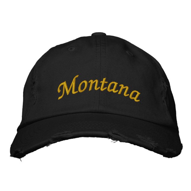 Broderad Montana mössa Keps (Framsida)