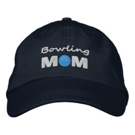 Broderad mössa för bowlingmamma keps