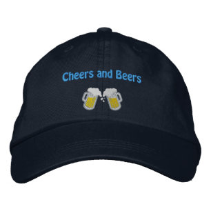 Broderad mössa med Cheers and Beers Keps