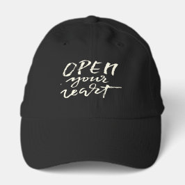 Broderad "Öppna Ditt Hjärta" Keps