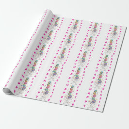 Broderad Rolig Kanin Påsk  Presentpapper
