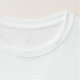 Broderad skjorta för muffin älskare broderad långärmad t-shirt (Detalj hals (i vitt))