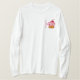 Broderad skjorta för muffin älskare broderad långärmad t-shirt (Design framsida)