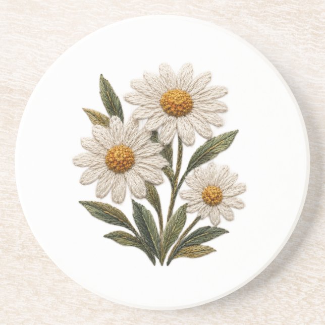 Broderad tusenskönsblomning underlägg (Framsidan)