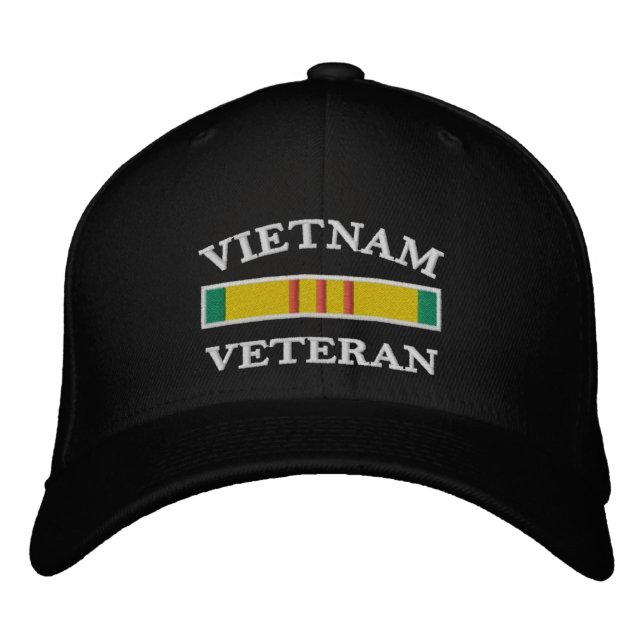 Broderad Vietnamveteranmössa Keps (Framsida)