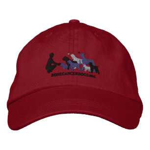Broderade Grått Logotyp Cap Broderad Keps
